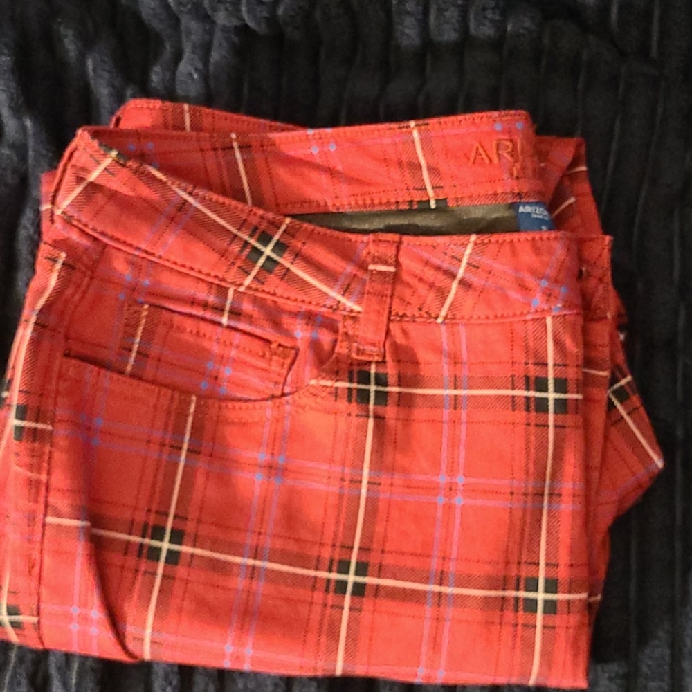 Juinors Plaid Jeans